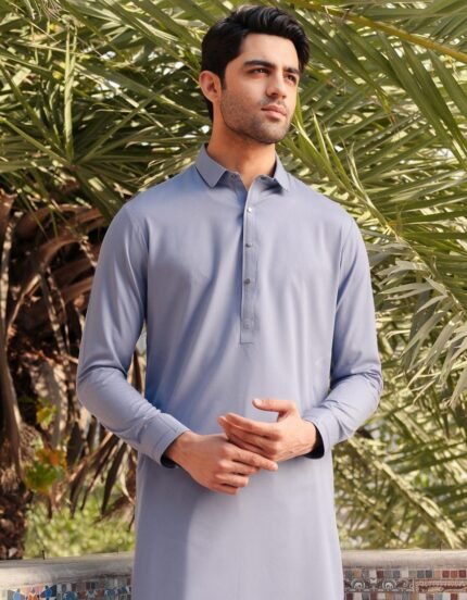 LILAC BLENDED CASUAL KAMEEZ SHALWAR